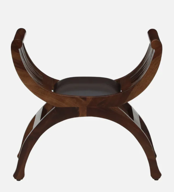 Megan Sheesham Wood Recamier in Provincial Teak Finish
