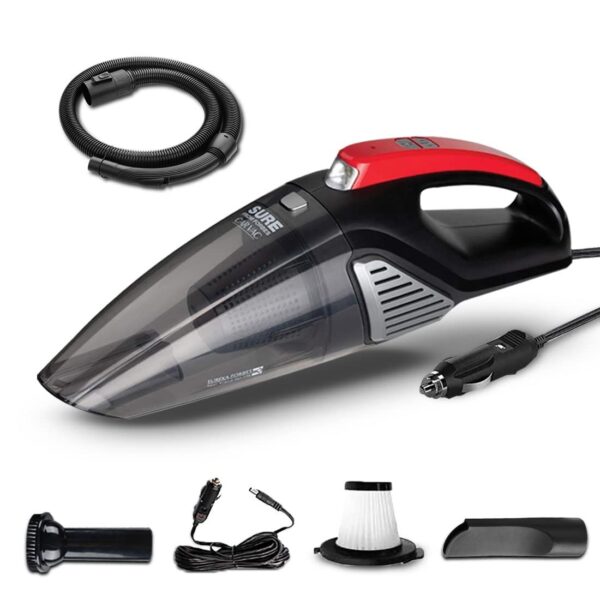 car Vac 100 Watts Powerful Suction Vacuum Cleaner