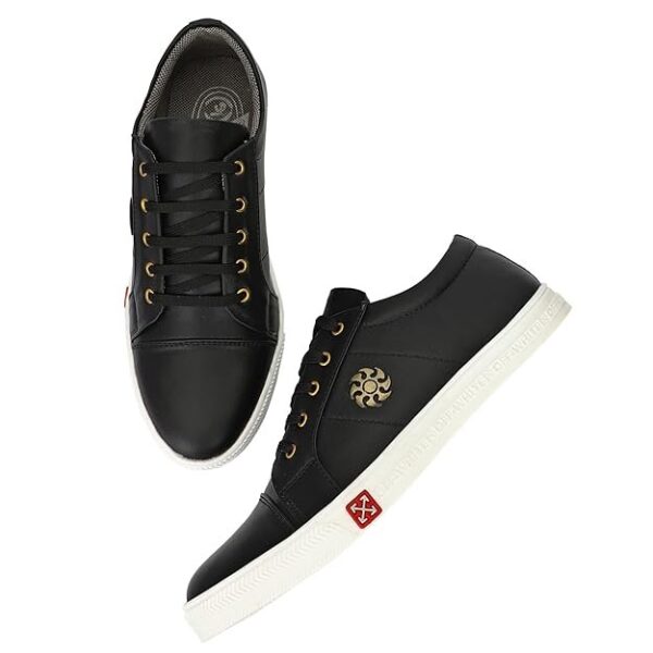 LE GREEM Men's Synthetic Lace-Ups Stylish Sneakers
